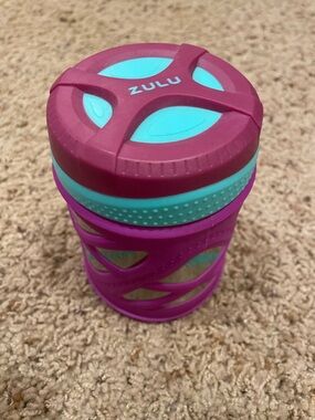 Zulu 12oz thermos magenta and teal